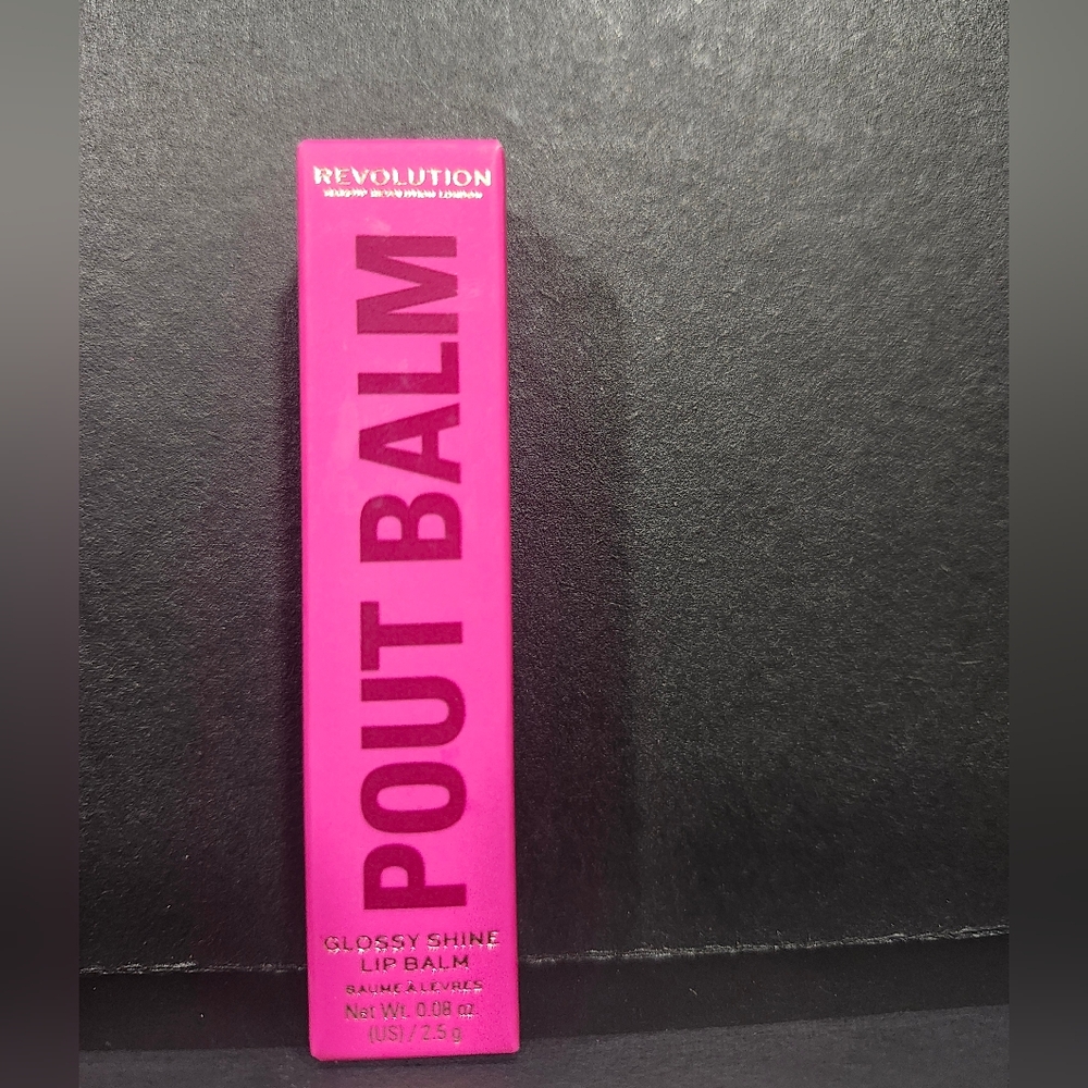 Revolution Pink Lip Balm Gloss Fuchsia Shine